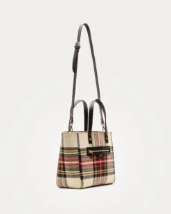 Henry Tote Wool Christmas Plaid -Clothing Store DSCF1449
