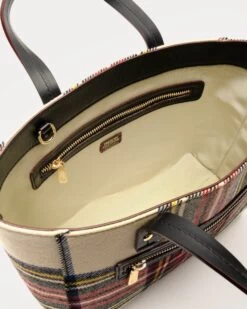 Henry Tote Wool Christmas Plaid -Clothing Store DSCF1454