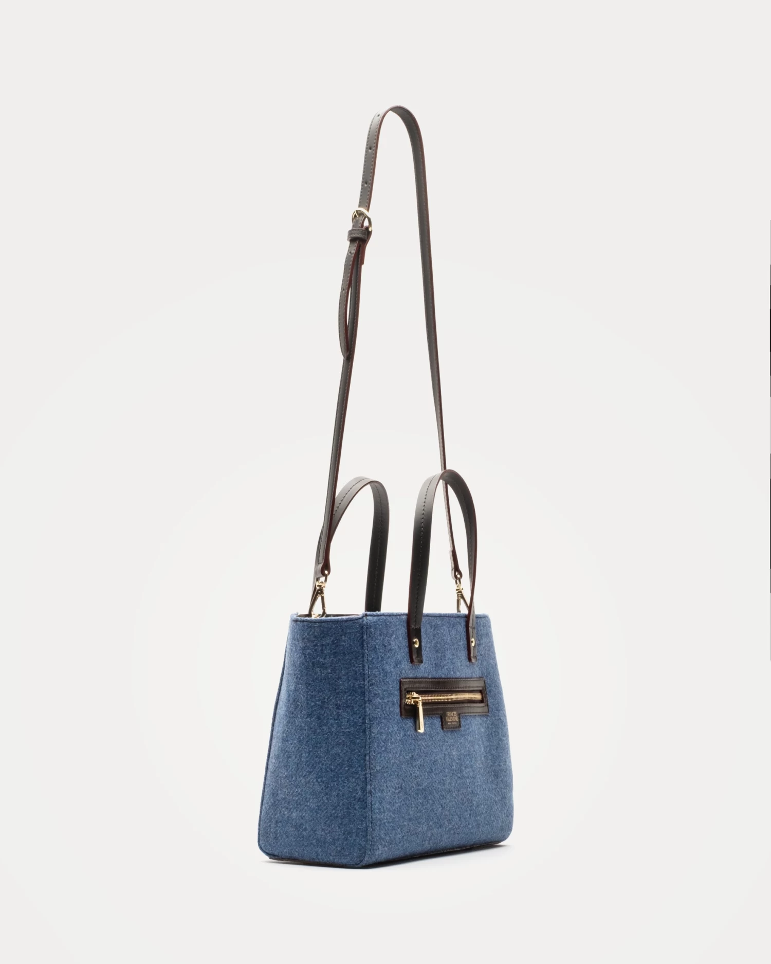 Henry Tote Wool Blue 5 Henry Tote Wool Blue - Image 3
