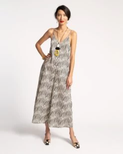 Cheree Tank Jumpsuit Zeba Print