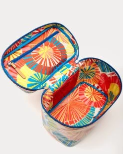 Train Case Cosmetic Holiday Starburst -Clothing Store DSCF2406