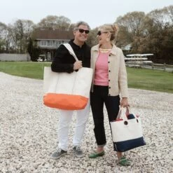 Frank Men's XL Canvas Tote Natural Orange -Clothing Store DSCF3306