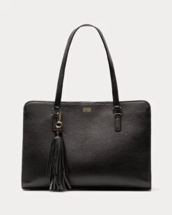 Sami Tote Tumbled Leather Black
