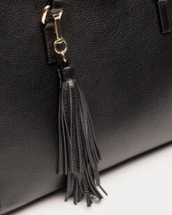 Sami Tote Tumbled Leather Black -Clothing Store DSCF3947