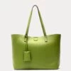 Trixie Tote Tumbled Leather Moss Green -Clothing Store DSCF4010