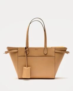 Brigetta Shopping Tote Vachetta Camel -Clothing Store DSCF4067