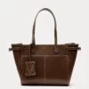 Brigetta Shopping Tote Vachetta Chocolate -Clothing Store DSCF4073