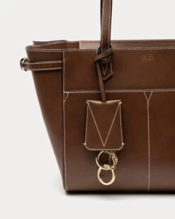 Brigetta Shopping Tote Vachetta Chocolate 13 Brigetta Shopping Tote Vachetta Chocolate -Clothing Store DSCF4080