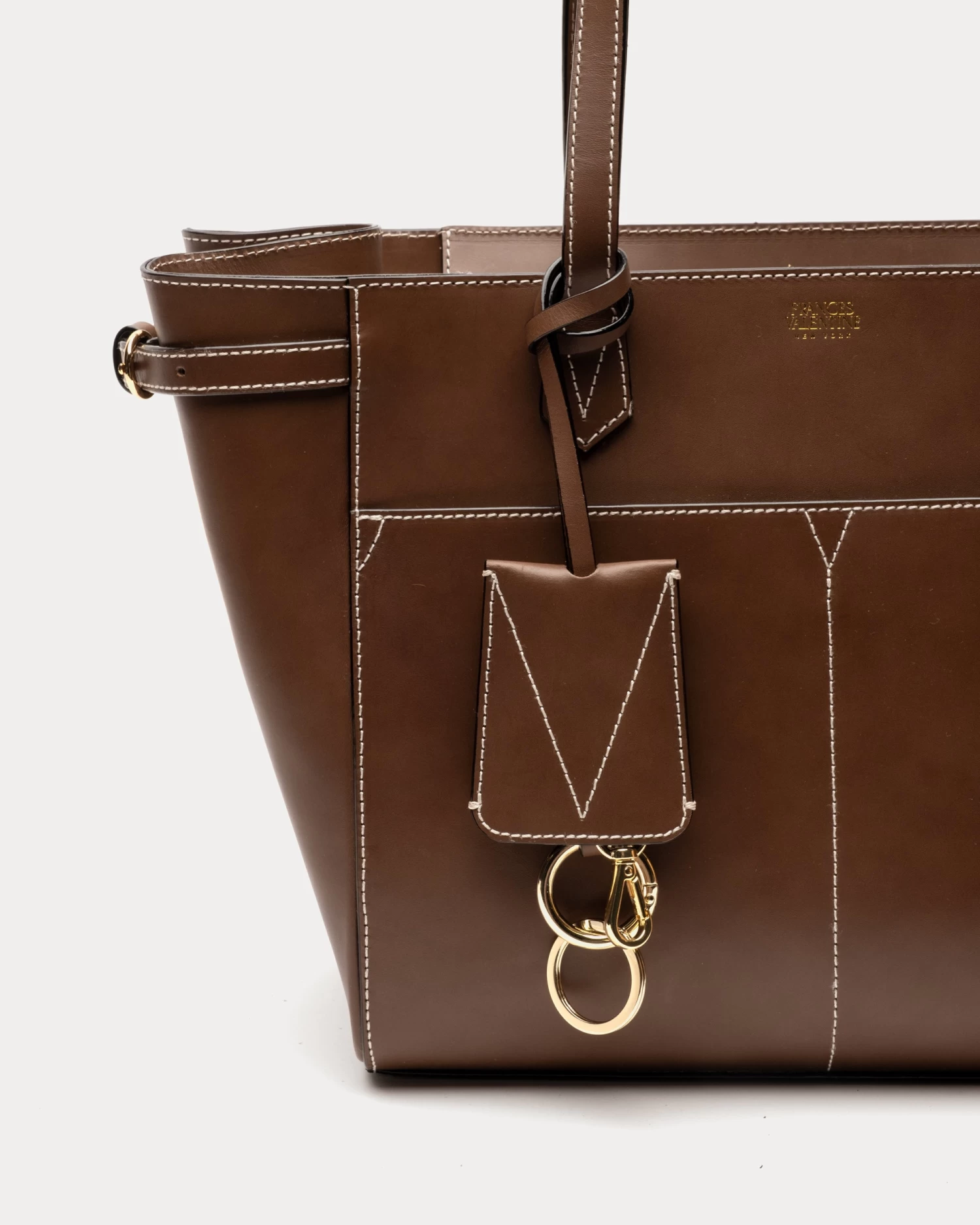 Brigetta Shopping Tote Vachetta Chocolate 7 Brigetta Shopping Tote Vachetta Chocolate - Image 5