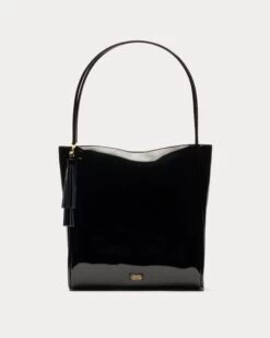 Nan Tote Soft Patent Black