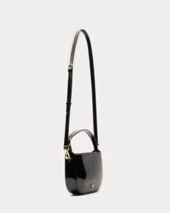 Grace Crossbody Soft Patent Black -Clothing Store DSCF9905