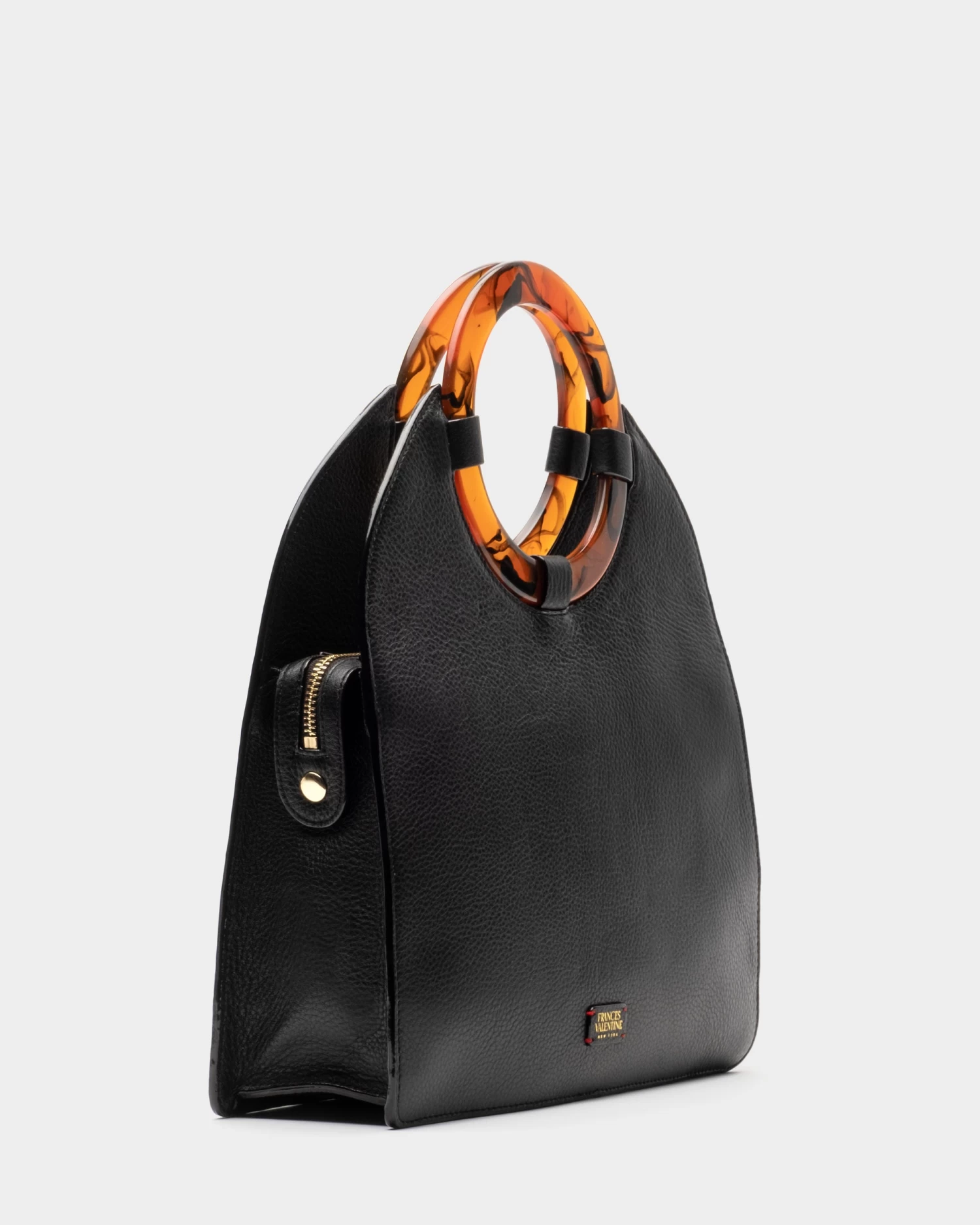 Maude Tote Tumbled Leather Black 5 Maude Tote Tumbled Leather Black - Image 3