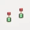 Melva Stone Earring Red Green -Clothing Store EARRINGS REDBLUE 6aff7528 b9bb 4308 9a1a b693e4325539