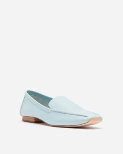 Elyce Loafer Leather Light Blue -Clothing Store ELYCE BOARSKIN LTBLUE 02