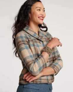 Finley Wool Blazer Stewart Plaid -Clothing Store FINLEY PLAID 04