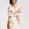 Goldie Tunic African Daisy Oyster Multi -Clothing Store GOLDIE TUNIC AFRICANDAISY WHITE 02
