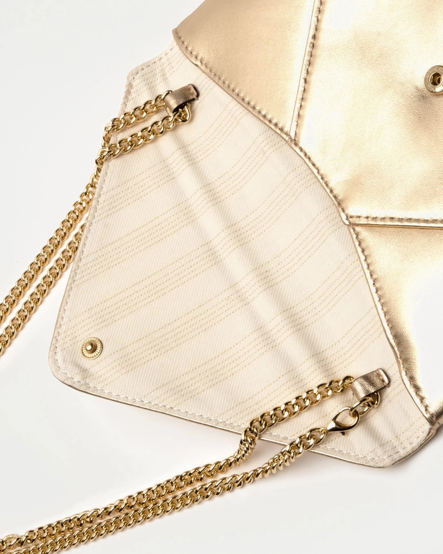 Evie Envelope Clutch Nappa Platino 7 Evie Envelope Clutch Nappa Platino - Image 5