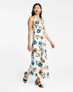 Malia Halter Dress Waffleweave Iris -Clothing Store HALTER IRIS 03 01d9c53e 9392 46ba bc58 5695e6baed4d