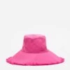Canvas Fringe Hat Pink