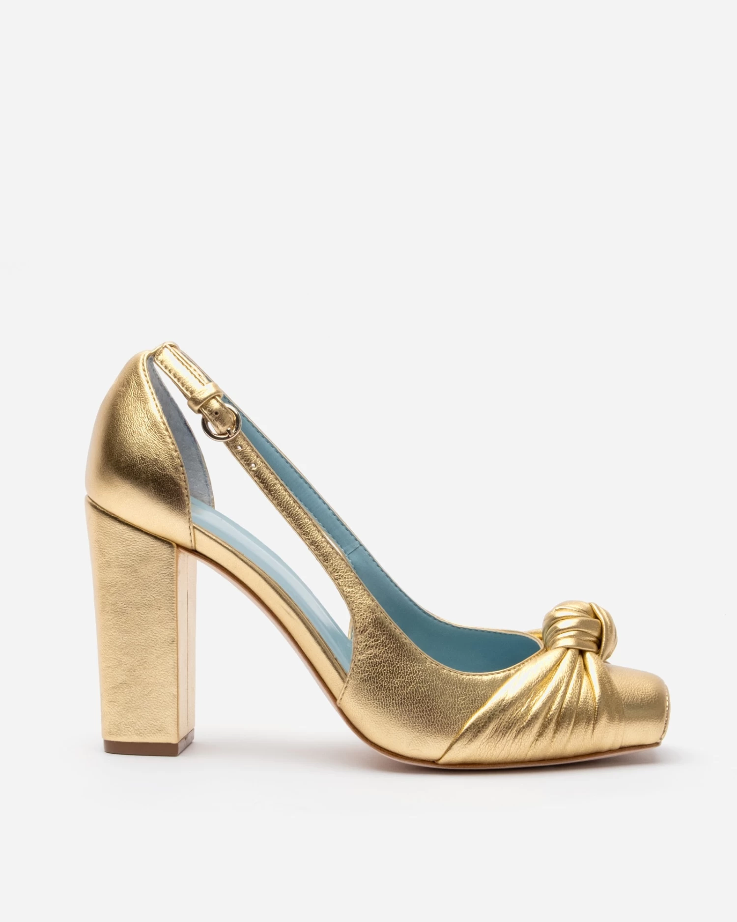 Retro Pump Metallic Leather Platino 3 Retro Pump Metallic Leather Platino