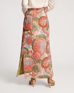 Hostess Quilted Skirt Starburst Print -Clothing Store HOSTESS SKIRT 05