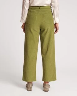 Jane Mini Wale Corduroy Pant Moss -Clothing Store JANE CORD GREEN 03