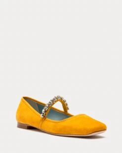 Precious Mary Jane Velvet Mustard 8 Precious Mary Jane Velvet Mustard -Clothing Store JUDEV MUSTARD HOLIDAY 02