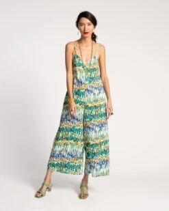 Clothing Store 29 Cheree Tank Jumpsuit Meadow Print