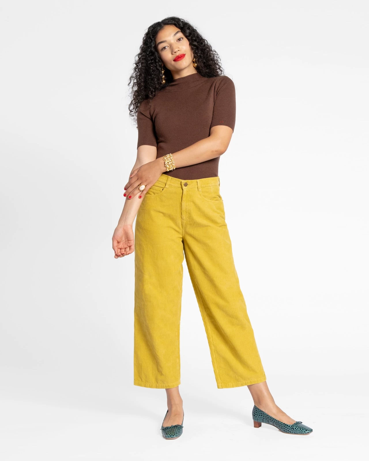 Jane Corduroy Pant Mustard 4 Jane Corduroy Pant Mustard - Image 2