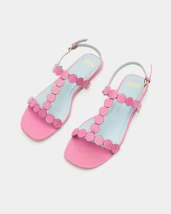 Kiki Mini Dot Flat Pink -Clothing Store KIKIFLAT PINK 02