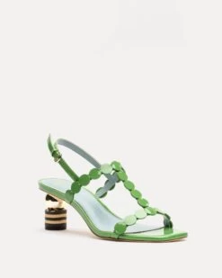 Kiki Mini Dot Heel Green -Clothing Store KIKIHEEL GREEN 02
