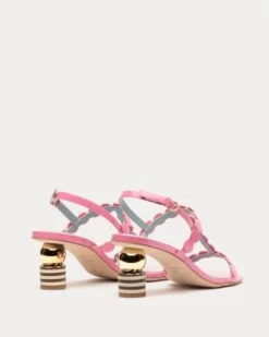 Kiki Mini Dot Heel Pink -Clothing Store KIKIHEEL PINK 04