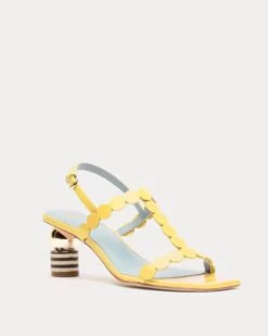 Kiki Mini Dot Heel Yellow -Clothing Store KIKIHEEL YELLOW 01