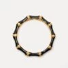 Enamel Bamboo Bangle Bracelet Black Gold -Clothing Store KJL BAMBOO BLACK