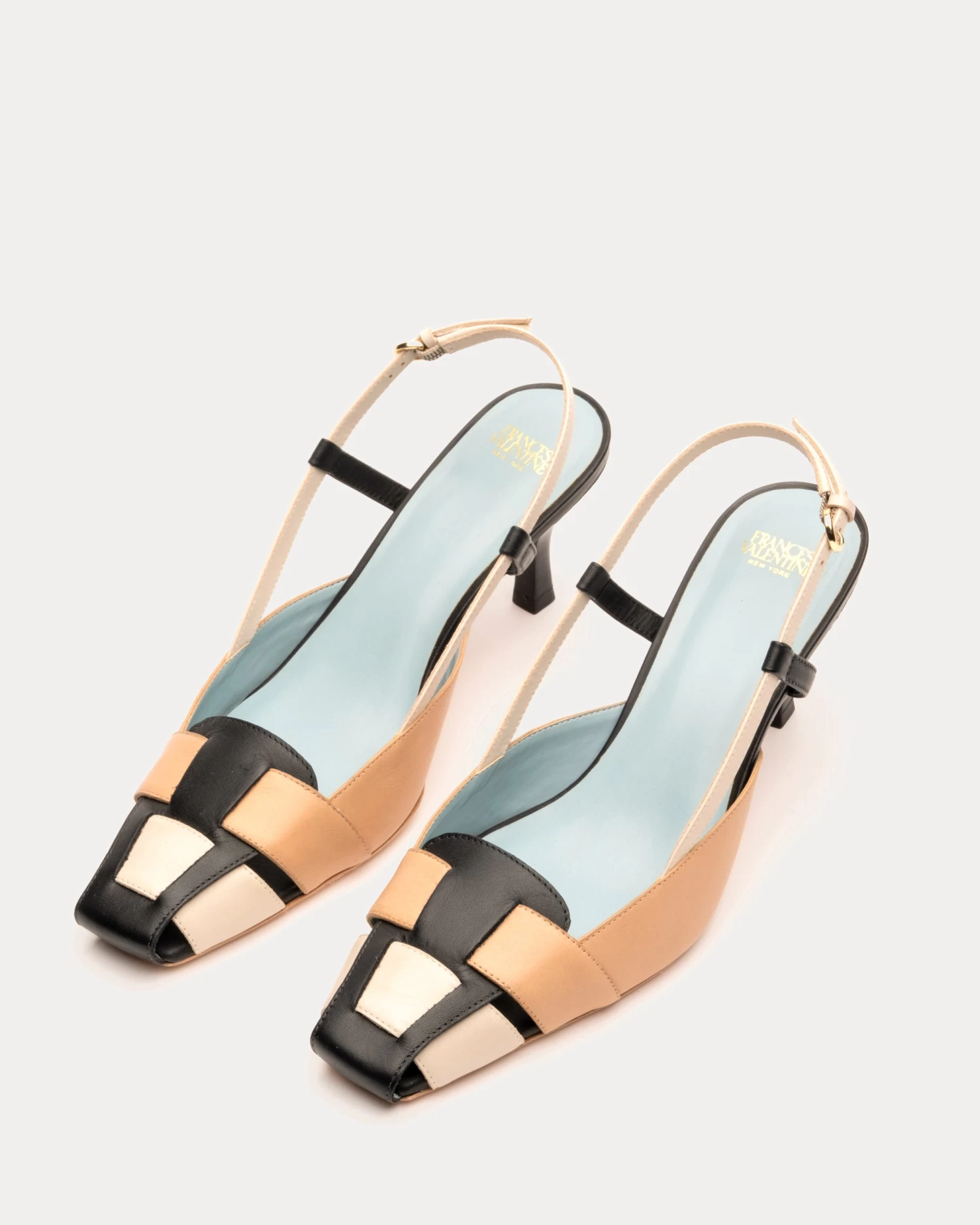 Liza Pump Basketweave Black Oyster Tan 3 Liza Pump Basketweave Black Oyster Tan