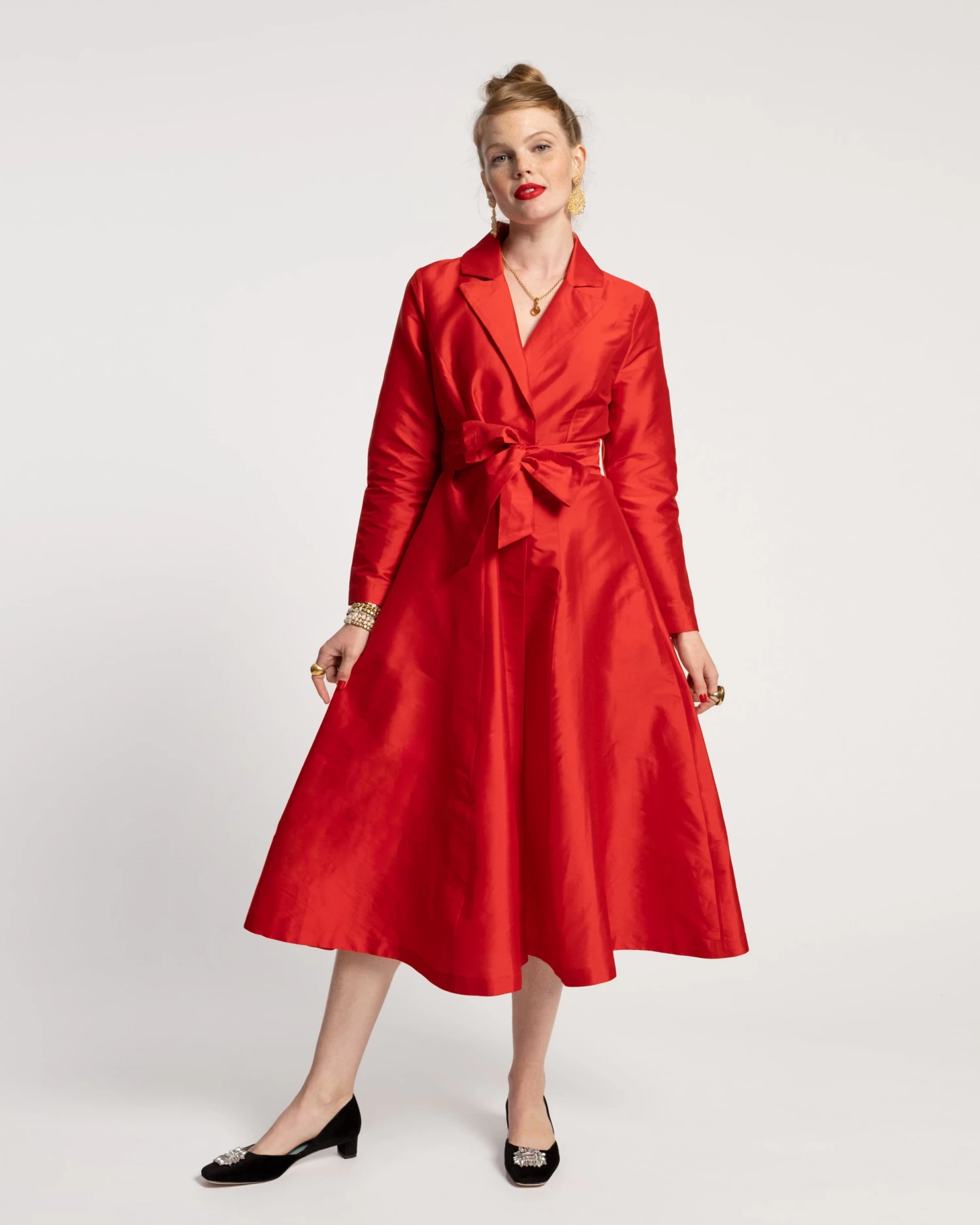 Lucille Wrap Dress Scarlet 4 Lucille Wrap Dress Scarlet - Image 2