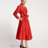 Lucille Wrap Dress Scarlet 1 Lucille Wrap Dress Scarlet -Clothing Store LUCILLE RED 03