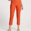 Lucy Pant Japanese Stretch Blend Orange 1 Lucy Pant Japanese Stretch Blend Orange -Clothing Store LUCY ORANGE