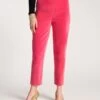 Lucy Pant Stretch Velvet Hot Pink