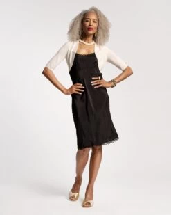 Scallop Slip Dress Silk Black 13 Scallop Slip Dress Silk Black -Clothing Store LUPITA OYSTERjpg e52fa953 d078 4b95 bb20 4faf038e0784