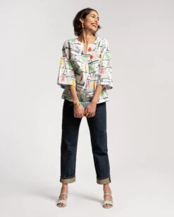 Easy Top La Cage Print -Clothing Store LaCage easytop 02