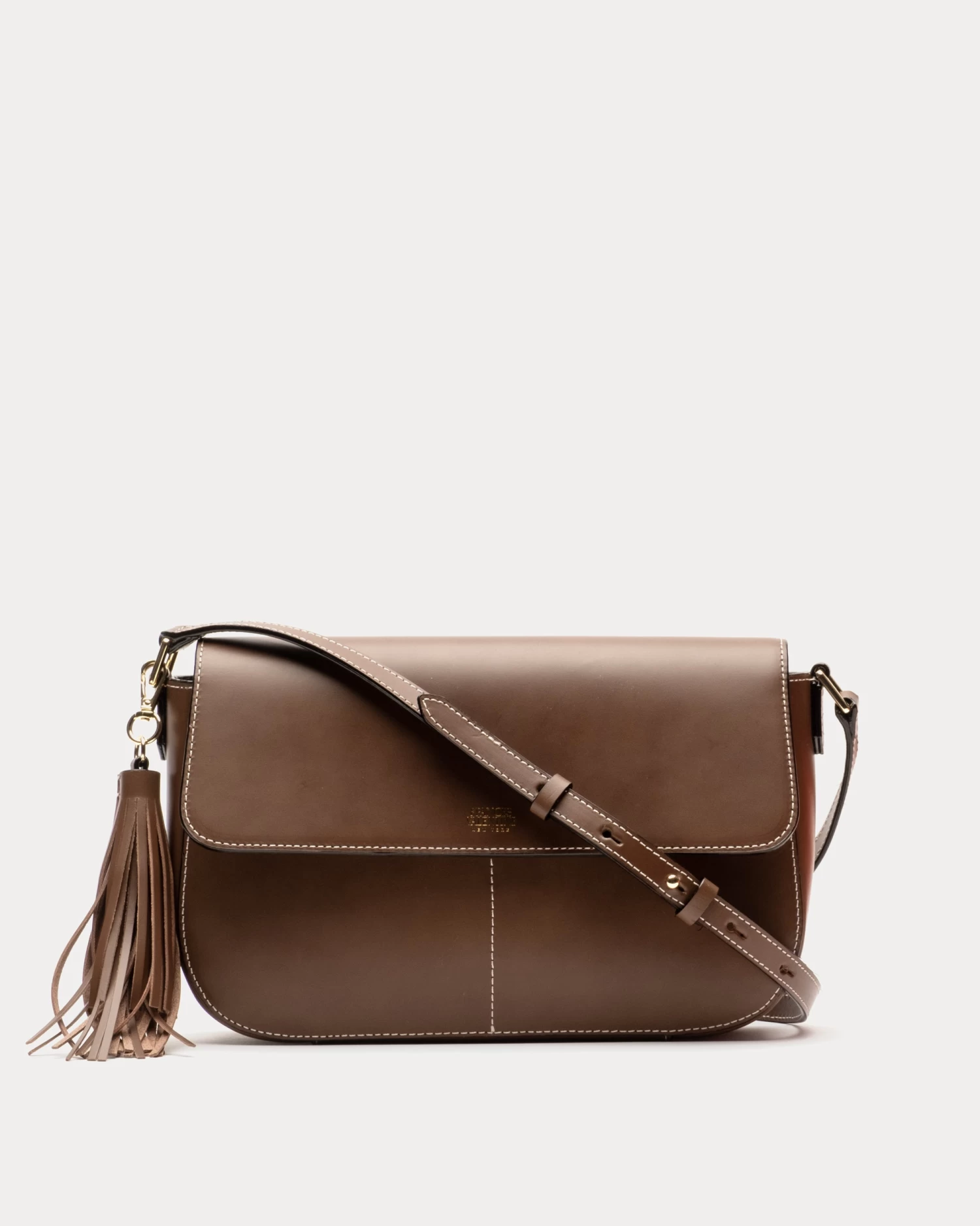 Maddy Crossbody Natural Vachetta Chocolate 3 Maddy Crossbody Natural Vachetta Chocolate