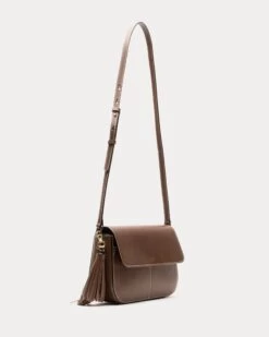 Maddy Crossbody Natural Vachetta Chocolate 9 Maddy Crossbody Natural Vachetta Chocolate -Clothing Store MADDY VACHETTA BROWN 02