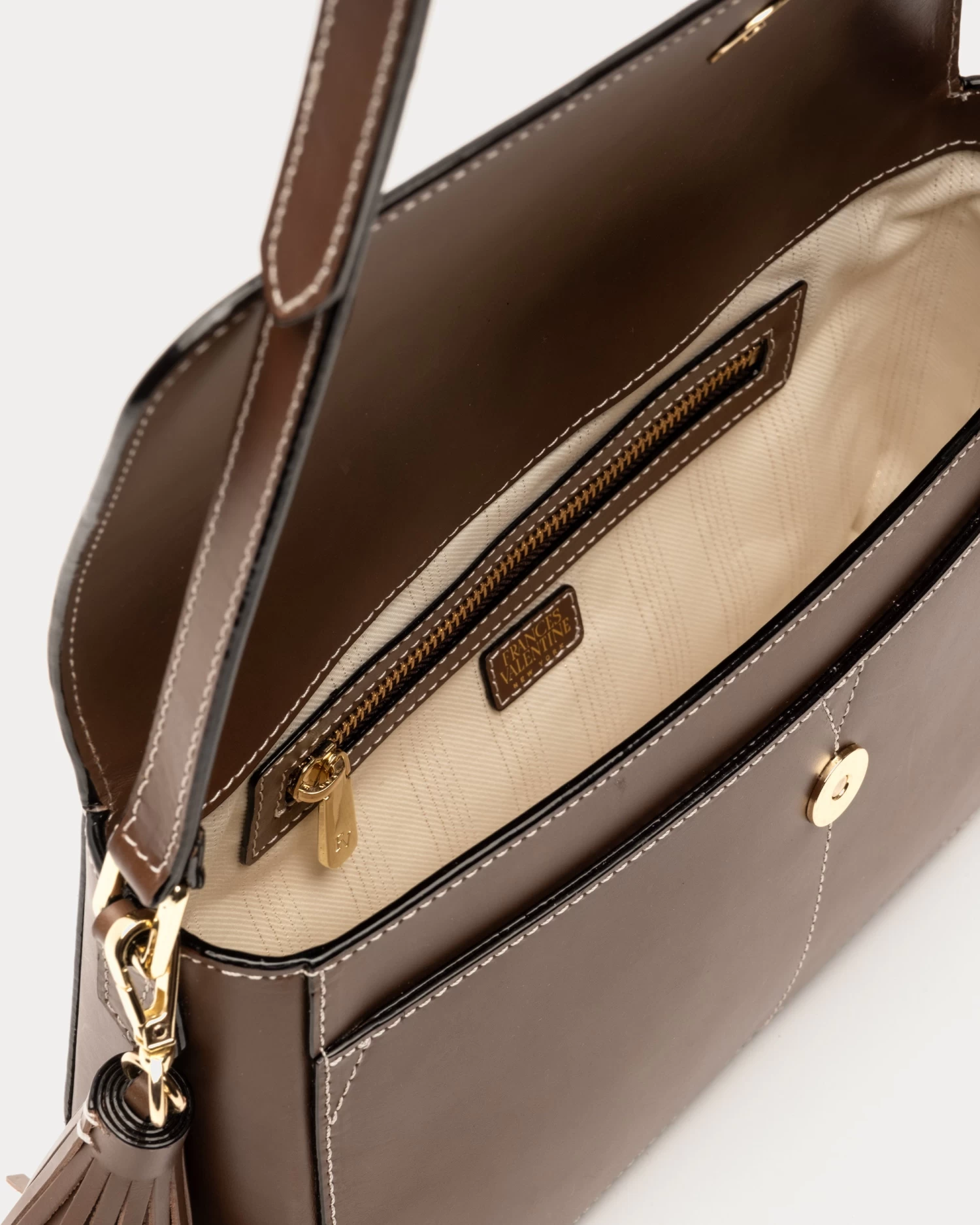 Maddy Crossbody Natural Vachetta Chocolate 7 Maddy Crossbody Natural Vachetta Chocolate - Image 5