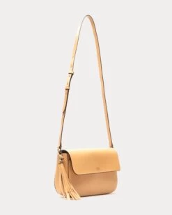 Maddy Crossbody Natural Vachetta Camel -Clothing Store MADDY VACHETTA TAN 02