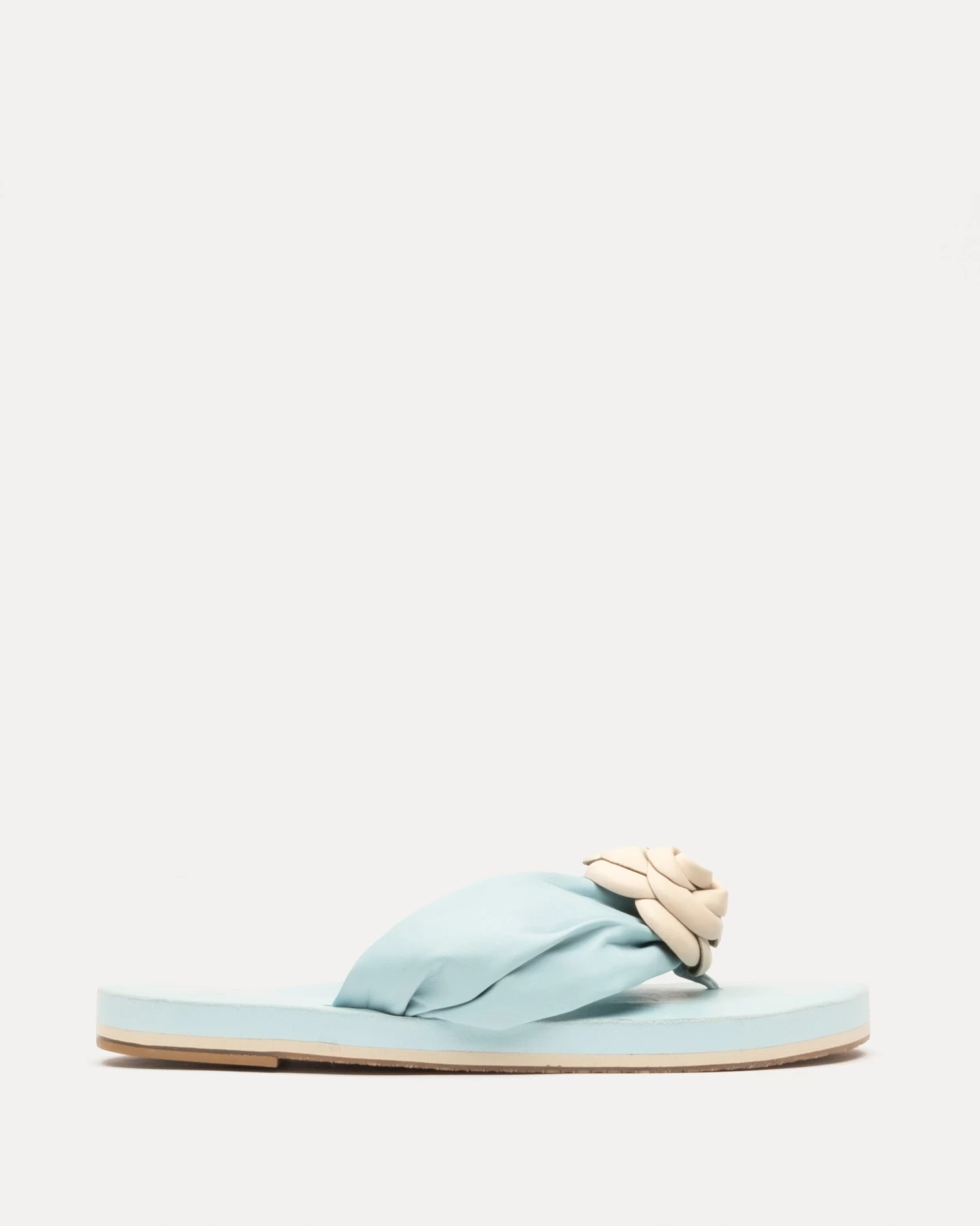 Magnolia Cloud Thong Sandal Light Blue Oyster 4 Magnolia Cloud Thong Sandal Light Blue Oyster - Image 2