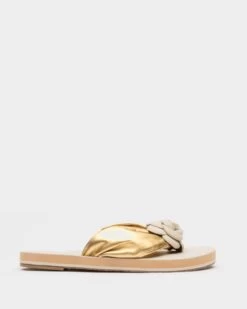 Magnolia Cloud Thong Sandal Platino Oyster -Clothing Store MAGNOLIAN PLATINO 01