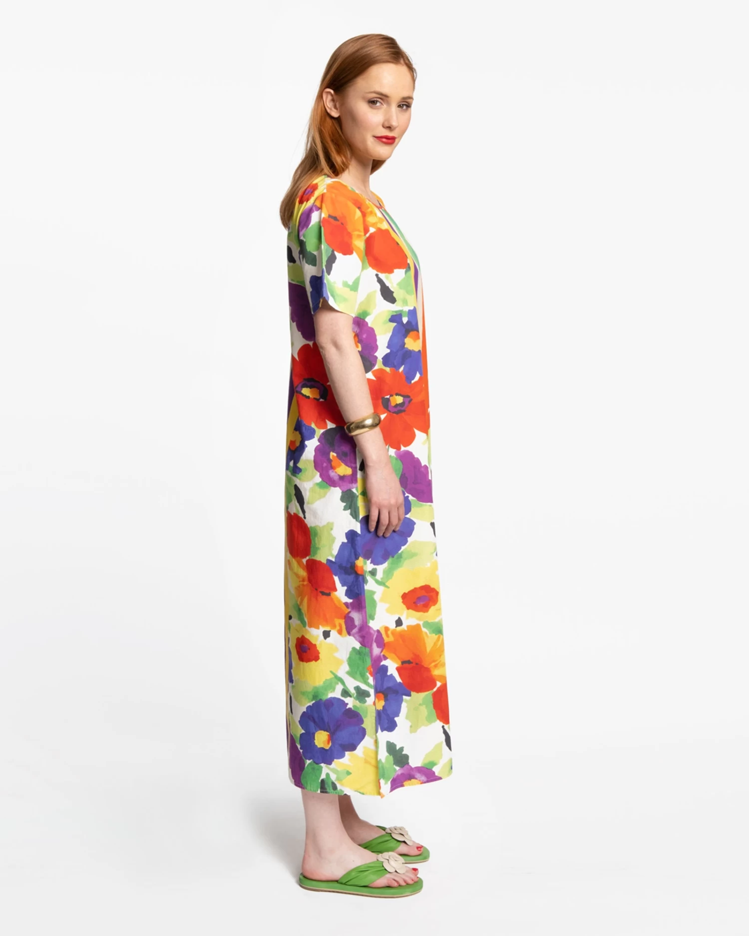 Mags Windowpane Maxi Floral Explosion Candy Stripe 5 Mags Windowpane Maxi Floral Explosion Candy Stripe - Image 3