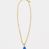 Manhattan Gem Necklace Midnight Blue Gold -Clothing Store MANHATTAN DOME PENDANT 01