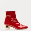 Marnie Soft Patent Crinkle Boot Cranberry -Clothing Store MARNI RED 01 01576418 fcef 400c 9885 d8e270489751